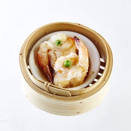 กุ้งนึ่งกระเทียม