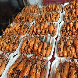 กุ้งย่างถ่าน
