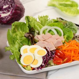 Ham & Egg Salad สลัดแฮมไข่