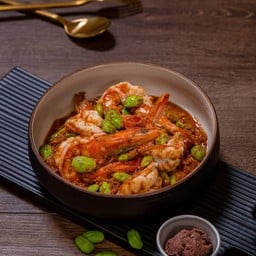 กุ้งผัดสะตอ