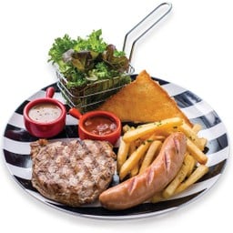 G พอร์คลอยน์ + เปปเปอร์ซอสเซจ