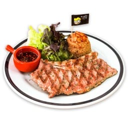 เนื้อสันซอสแจ่ว