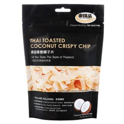 TAI GUO PIN THAI TOASTED COCONUT CRISPY CHIP 100g ไท่กั๋วผิ่น มะพร้าวอบกรอบ 100g