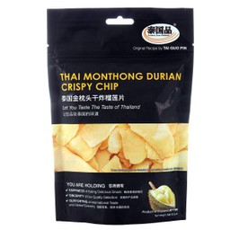 TAI GUO PIN THAI MONTHONG DURIAN CRISPY CHIP 65g ไท่กั๋วผิ่น ทุเรียนทอด 65g