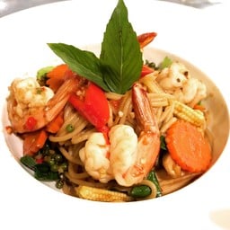 สปาเก็ตตี้ขี้เมากุ้ง