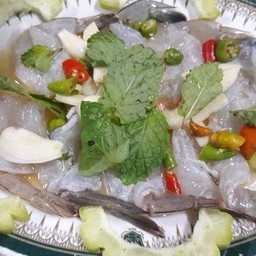 กุ้งแช่น้ำปลา