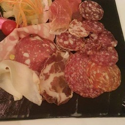 Imported Italian salami and ham