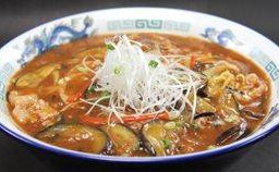 บะหมี่ราดหน้ามะเขือญี่ปุ่น