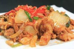 หมูเบค่อนผัดกิมจิ