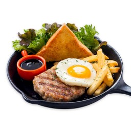 ฮัมเบิร์กหมูเทอริยากิ