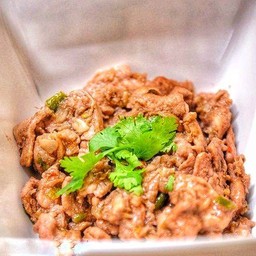 หมูผัดกะปิคลองโคน(กับข้าว)