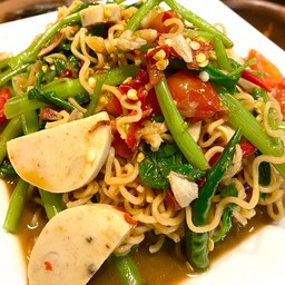 ตำมาม่า+หมูยอปลาร้า
