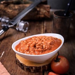 Smoked Bakes Beans with Bacon