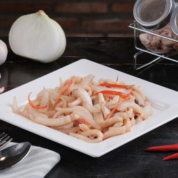 หมึกผัดหอมใหญ่