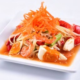 ส้มตำไทยไข่เค็ม