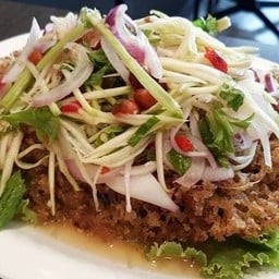 ยำปลาดุกฟู