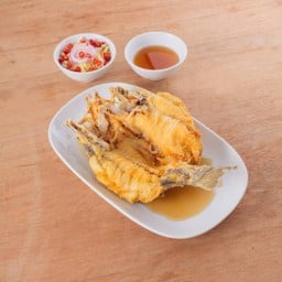 ปลากระพงทอดน้ำปลา