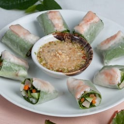 ปอเปี๊ยะสดกุ้งหมูยอ