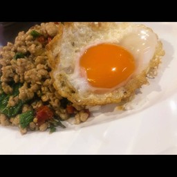 ข้าวกระเพราหมูสับ