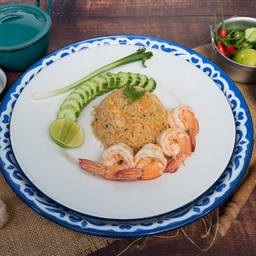 ข้าวผัดธรรมดากุ้ง