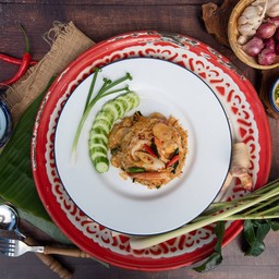 ข้าวผัดต้มยำกุ้ง