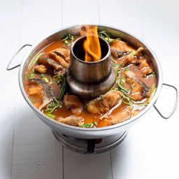 แกงส้มปลาช่อนทอด