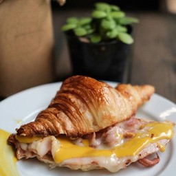 Bacon Double Cheese Croissant