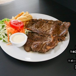 ทีโบน พริกไทยดำT-bone  steak
