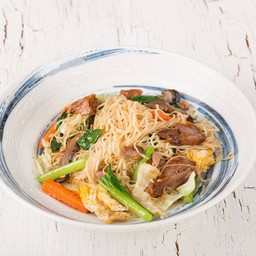 บะหมี่ผัดหมูแดง Char Siew Stir-Fired Noodle