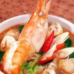 ต้มยำกุ้งแม่น้ำน้ำข้นถ้วย