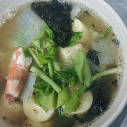 แกงจืดเต้าหู้สาหร่ายกุ้ง