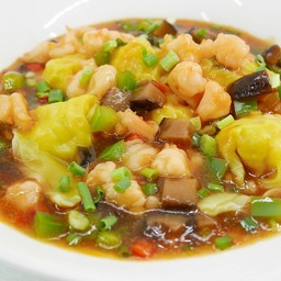 เกี๊ยวกุ้งซอสเซี่ยงไฮ้