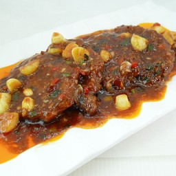 เนื้อสันผัดพริกไทดำ