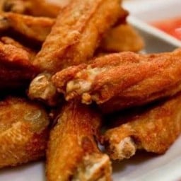 ปีกไก่+น่องไก่ทอดเกลือ