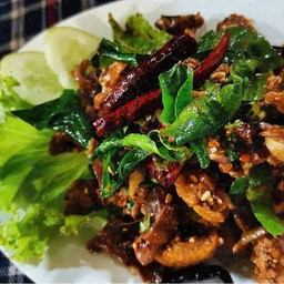 ลาบเป็ดปากสั่น เทพารักษ์