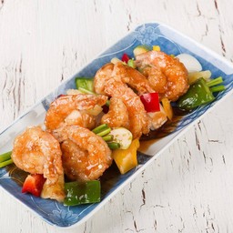 กุ้งเปรี้ยวหวาน Sweet & Sour Shrimp