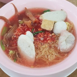 ก๋วยเตี๋ยวเย็นตาโฟต้มยำน้ำ (พิเศษ)
