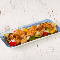 ปลากระพงเปรี้ยวหวาน Sauteed Sea Bass w  Sweet & Sour Sauce