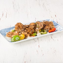 ปลากระพงพริกไทดำ Sauteed Sea Bass w Black Pepper Sauce