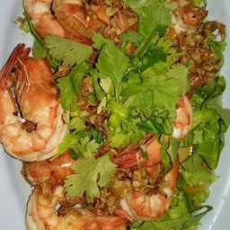กุ้งผัดพริกเกลือ