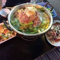 กะทะ  บาบีคิว แบบย่างเอง