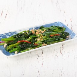 ปวยเล้งผัดน้ำมันหอย Sauteed Kai Lan in Oyster Sauce