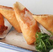 ปอเปี๊ยะกุ้งทอด Deep Fried Shrimp Spring Rolls
