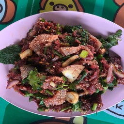 ลาบดิบ ขม(เนื้อสับ)