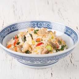 ข้าวผัดปลาเค็ม Fried Rice w Salted Fish