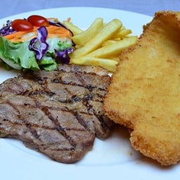 สันคอ+ปลาทอด