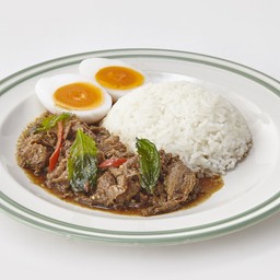 ข้าวกระเพราเนื้อชาบู