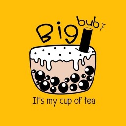 Bigbub ชานมไต้หวันฟรีไข่มุกลาวา