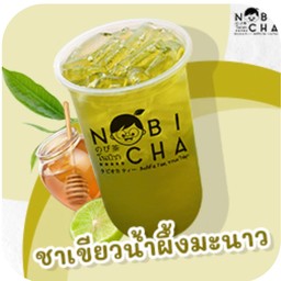 ชาเขียวน้ำผี้งมะนาว