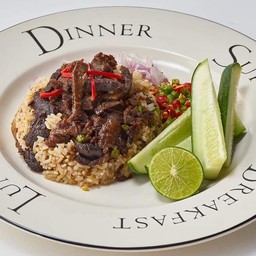 ข้าวผัดเนื้อเค็ม